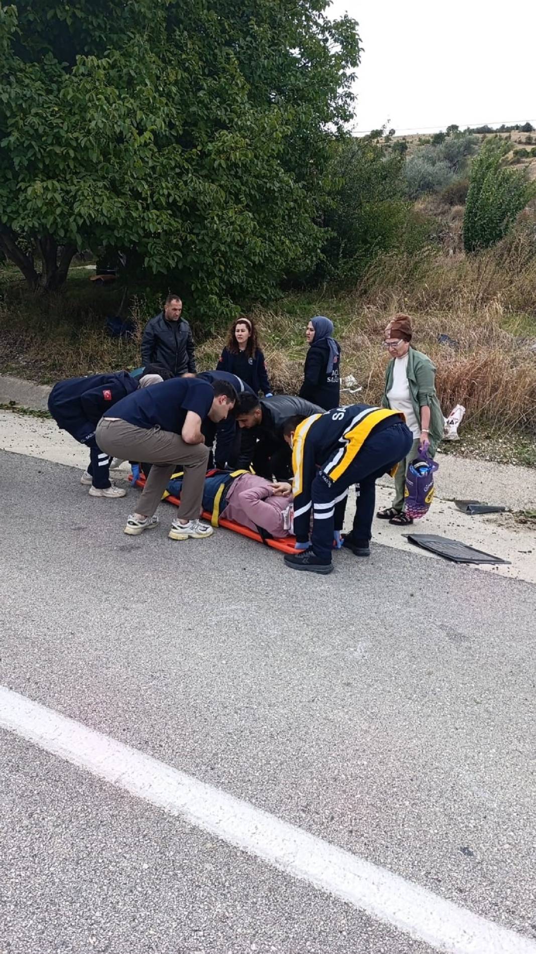 Konya yolunda feci kaza! 150 metre sürüklendi, takla attı: Yaralılar var 1